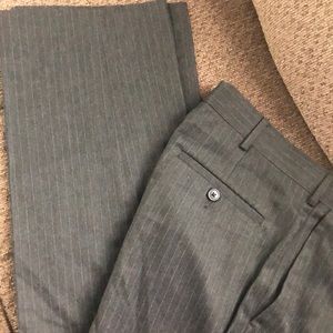 Perry Ellis Portfolio Grey/Blue Pinstripe Pants